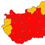 Pénteken is nagyon meleg lesz, tizenöt megyére vörös figyelmeztetést adtak ki