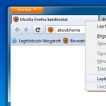 Firefox 10 tipp: az utoljára bezárt böngészőlap gyors újranyitása