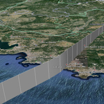 Itt látható a lezuhant Airbus útvonala 3D-ben