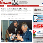 Fidel Castro él, fotók is készültek róla