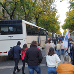 Uniós pénzből vett buszokkal is érkeztek résztvevők az idei Békemenetre