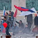 Fotó: Bruce Willis a Hősök terét forgatta fel