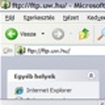 A Windows Intéző használata FTP kliensként