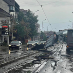 Gyökerestől tépte ki a fákat a tornádószerű vihar Nagyváradon