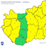 Sárgállik az ország, erős szél miatt adtak ki figyelmeztetést