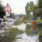 Fotó: eltűnt a felhőszakadásban a Maglódi úti villamospálya