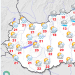 Felhős, néhol esős időre számíthatunk csütörtökön
