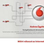 Napok óta valami baj van a Vodafone-nál, nem lehet számlát befizetni a honlapon