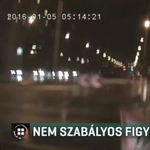 Nem látta a feltört aszfaltot, a táblát is elvitte egy autós a Soroksári úton – videó