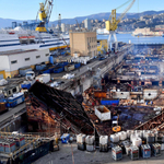 Hátborzongató fotókat készítettek a Costa Concordia roncsain belül