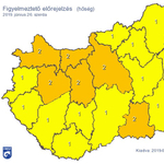 Visszatér a hőség, másodfokú figyelmeztetést adtak ki