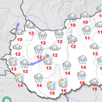 Esős és szeles péntekünk lesz