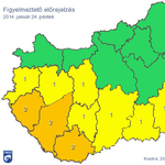 Akár 25 centi friss hó is eshet az országban – térkép