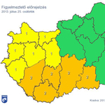 Narancssárgába borul holnap az ország