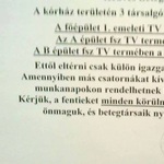 Fotó: igazgatói utasításra csak köztévét lehet nézni a füredi szívkórházban