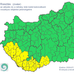 Riasztást adtak ki zivatar miatt, 7 megyében is nagy melegre figyelmeztetnek