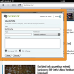Egy apró trükk: Evernote használata Mobile Safarival