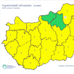 Szinte az egész országra riasztást adott ki a Meteorológiai Szolgálat