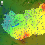 Hőtérkép: három részre szakadt az ország