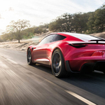 Ez még csak CGI, de ilyen abszurd módon gyors a Tesla Roadster II