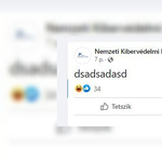 A Nemzeti Kibervédelmi Intézet kiírta Facebookra a nap mottóját: dsadsadasd