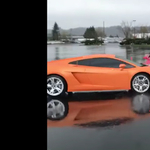 Ilyen az, amikor egy Ferrari és egy Lamborghini csúnyán összecsattan – videó