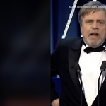 Videón a meghökkentő pillanat, amikor Mark Hamill nadrágja lecsúszott a színpadon 