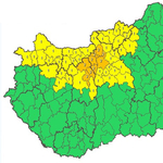 Másodfokú riasztást adtak ki Budapestre és környékére az erős szél miatt