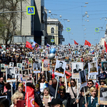 Fotókon az oroszországi győzelem napja