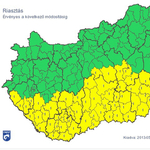 Újra vihar közelít: itt a riasztás