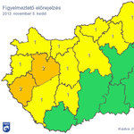 Figyelmeztetés az ország nagy részére: ömlik az eső egész nap – térkép