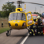 Mentőhelikopter vitte el az elgázolt somogyi motorost