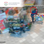 Kosárszámra lopott a szupermarketből egy zalai férfi – videó