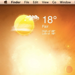 A hét Maces alkalmazása: Időjárás a Desktopon - Quick Weather Mini