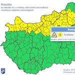 Riasztást adtak ki Budapestre is – térkép