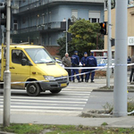 Fotók jöttek a bankrabló elgázolásának helyszínéről