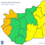 Vihar rondíthat bele a keddi kánikulába - narancssárga figyelmeztetést adtak ki