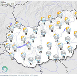 Marad a felhős, esős idő, de már nem sokáig