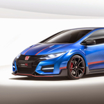 Gyártásközeli Civic Type R-t visz Párizsba a Honda