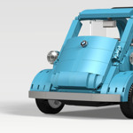 851 darabból áll össze a kicsi Lego BMW Isetta