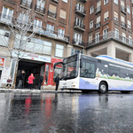 Fotók: Virágmintás, gázüzemű buszokat tesztel a BKV és a Volán