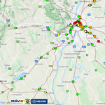 MÁV: van, ahol 60-80 perces késésre kell számítani a havazás miatt