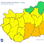 Durvul a hőség, itt a másodfokú figyelmeztetés