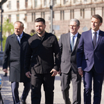 Közösen látogatott Kijevbe Merz, Macron, Starmer és Tusk