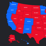 Így szavaztak az államok – térképen az amerikai elnökválasztás állása