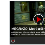 Kimászott a metró alól a Nyugatinál elgázolt utas