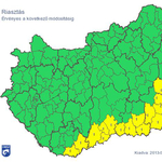 Itt a riasztás: viharok jöhetnek Mohácstól Gyuláig – térkép