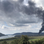 Tűz volt a szobi léüzemben, gáztározót is veszélyeztetett – fotó