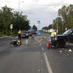 Fotó a zuglói halálos motosbaleset helyszínéről