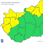 Figyelmeztetést adott ki több megyére a meteorológiai szolgálat